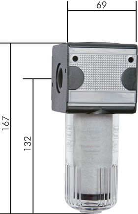 Exemplarische Darstellung: Vakuumfilter - Multifix-Baureihe 2, Standard